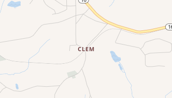 Clem, Georgia map