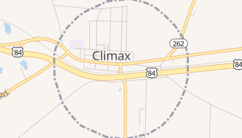 Climax, Georgia map