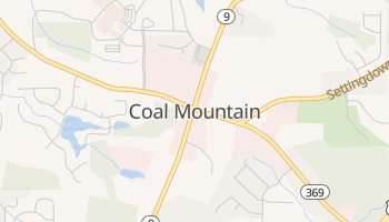 Coal Mountain, Georgia map