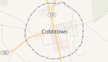 Cobbtown, Georgia map