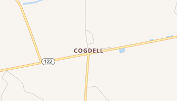 Cogdell, Georgia map