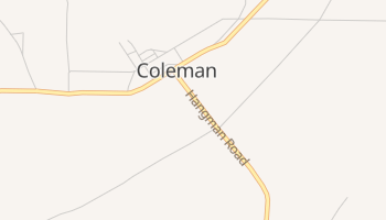 Coleman, Georgia map