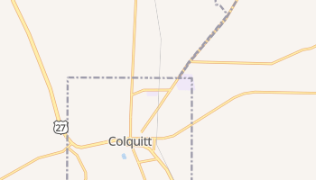 Colquitt, Georgia map