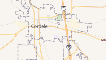 Cordele, Georgia map