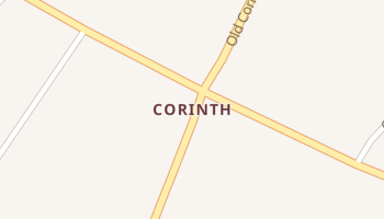 Corinth, Georgia map