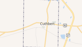 Cuthbert, Georgia map