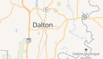 Dalton, Georgia map