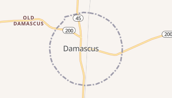 Damascus, Georgia map