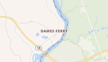 Dames Ferry, Georgia map