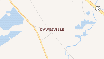 Dawesville, Georgia map