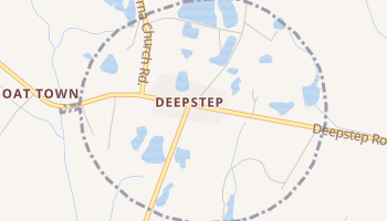Deepstep, Georgia map