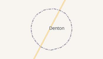 Denton, Georgia map