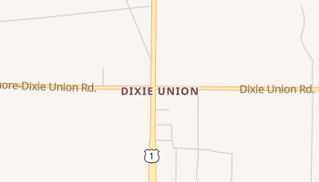 Dixie Union, Georgia map