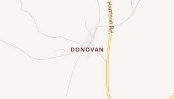 Donovan, Georgia map
