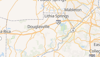Douglasville, Georgia map