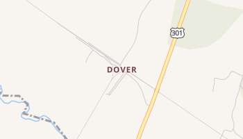 Dover, Georgia map
