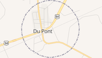 Du Pont, Georgia map