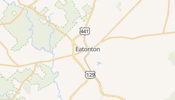 Eatonton, Georgia map