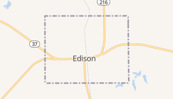 Edison, Georgia map