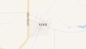 Elko, Georgia map