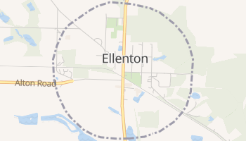 Ellenton, Georgia map