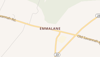 Emmalane, Georgia map