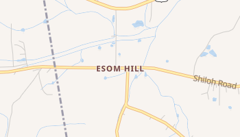 Esom Hill, Georgia map