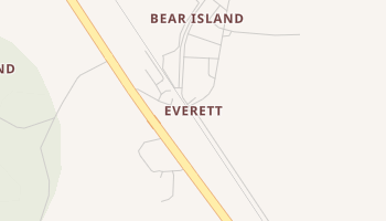 Everett, Georgia map
