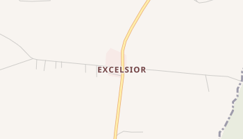 Excelsior, Georgia map