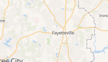 Fayetteville, Georgia map