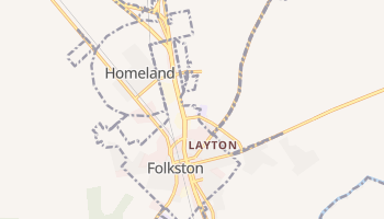 Folkston, Georgia map