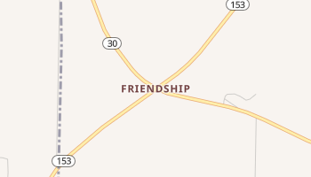 Friendship, Georgia map