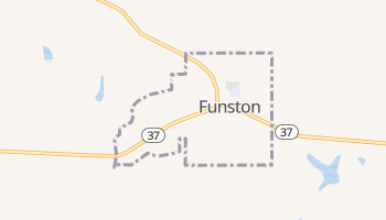 Funston, Georgia map