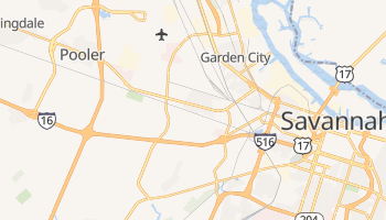 Garden City, Georgia map
