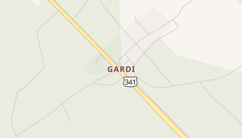 Gardi, Georgia map