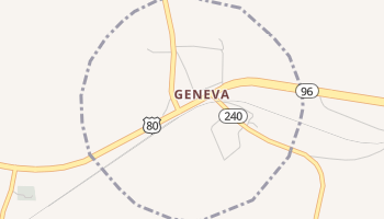 Geneva, Georgia map