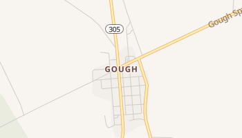 Gough, Georgia map