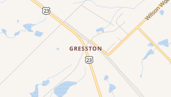 Gresston, Georgia map