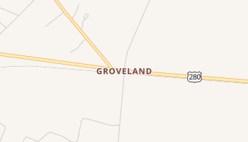 Groveland, Georgia map