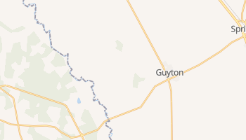 Guyton, Georgia map