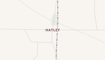 Hatley, Georgia map