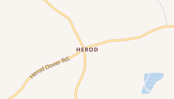 Herod, Georgia map