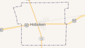 Hoboken, Georgia map