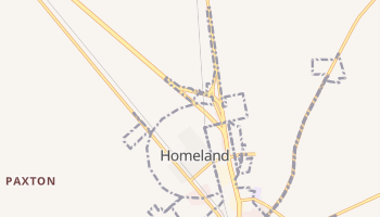 Homeland, Georgia map