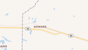 Howard, Georgia map