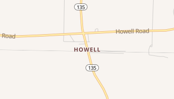 Howell, Georgia map