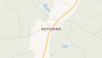 Hutchins, Georgia map