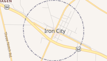 Iron City, Georgia map