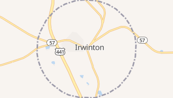 Irwinton, Georgia map