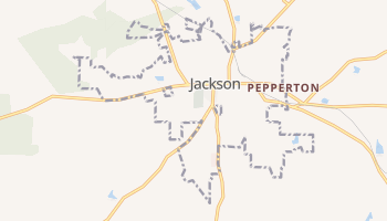 Jackson, Georgia map